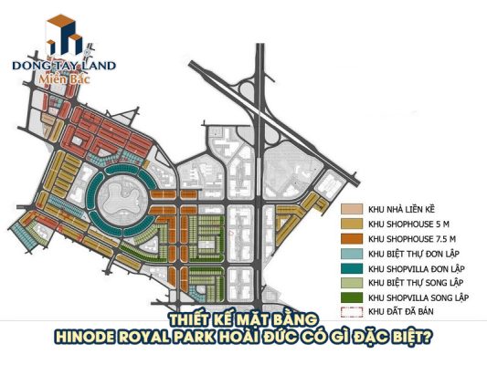 Mặt bằng Hinode Royal Park Hoài Đức 