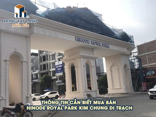 mua bán Hinode Royal Park Kim Chung Di Trạch