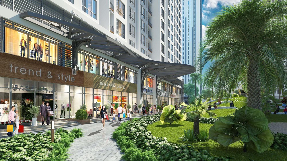 Shop chân đế vinhomes smart city